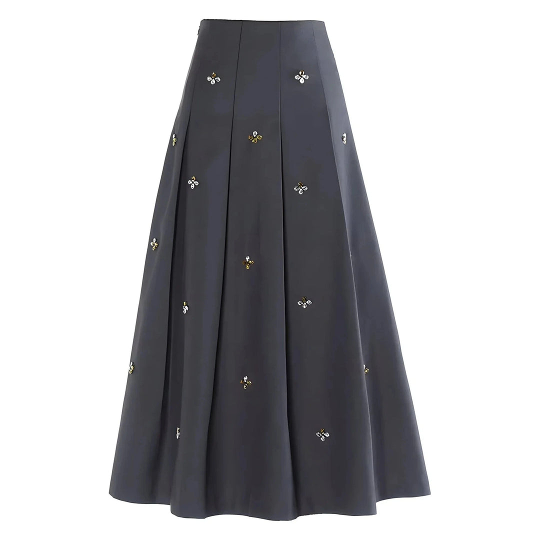 Zadie Pleated Midi Skirt 