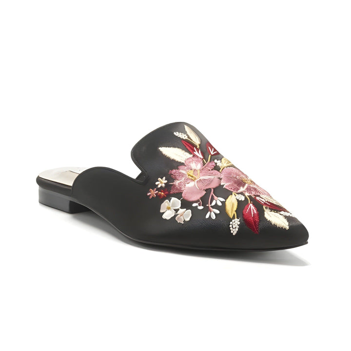 Zinnia Satin Mules 